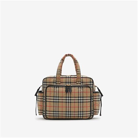 burberry watson changing bag|Check Baby Changing Bag in Archive beige .